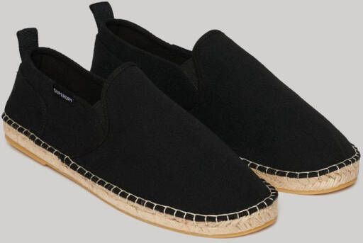 Superdry Canvas Espadrilles Zwart Man
