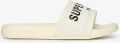 Superdry City Luxe badslippers Dames Slippers - Beige