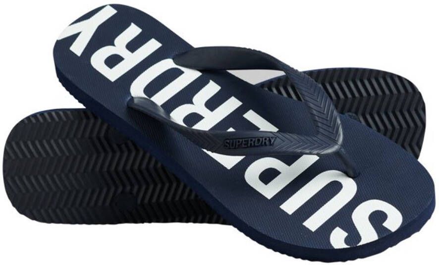 Superdry Code Core Sport Vegan Slippers Blauw Man