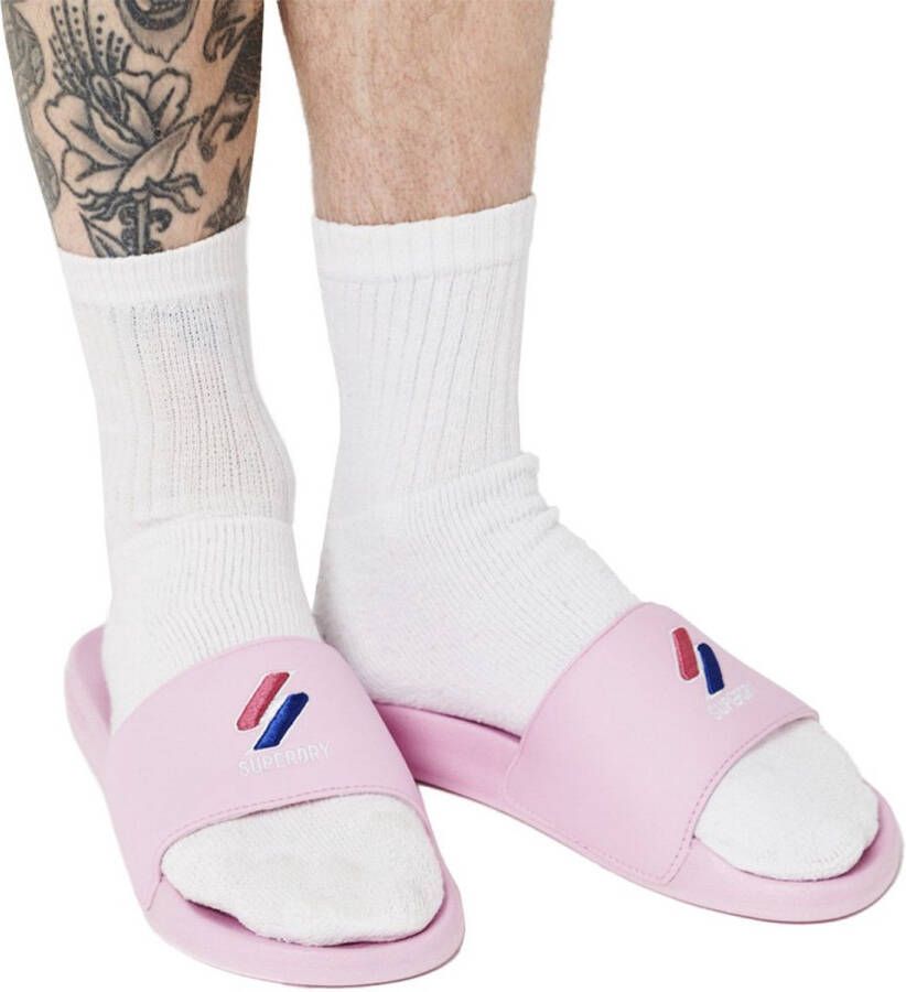 Superdry Code Essential Pool Slippers Grijs Man