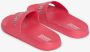 Superdry Code Logo Vegan Pool Slippers Roze Vrouw - Thumbnail 1