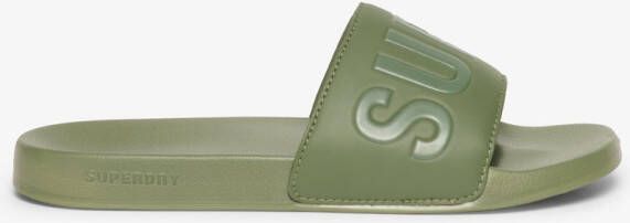 Superdry Core Vegan Pool Slippers Groen Man