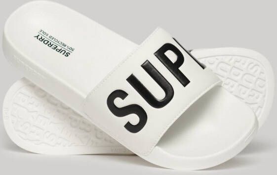 Superdry Core Vegan Pool Slippers Wit Man