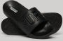 Superdry Core Vegan Pool Slippers Zwart Man - Thumbnail 1