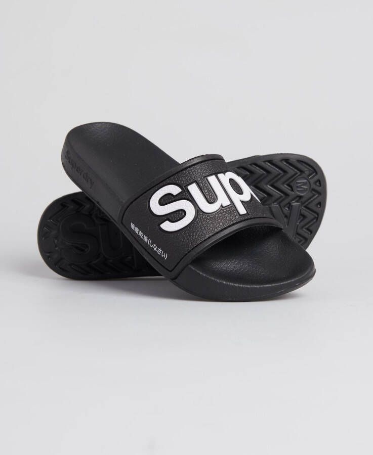 Superdry Sport EVA 2.0 Pool Slide badslippers zwart wit - Foto 2