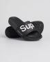 Superdry Sport EVA 2.0 Pool Slide badslippers zwart wit - Thumbnail 2