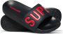 Superdry Core badslippers met grafische print Heren Slippers - Thumbnail 2