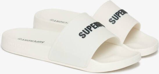Superdry Logo Slippers Wit Man