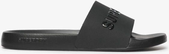 Superdry Logo Vegan Pool Slippers Zwart Vrouw