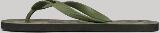 Superdry Logo Vegan Slippers Groen Man