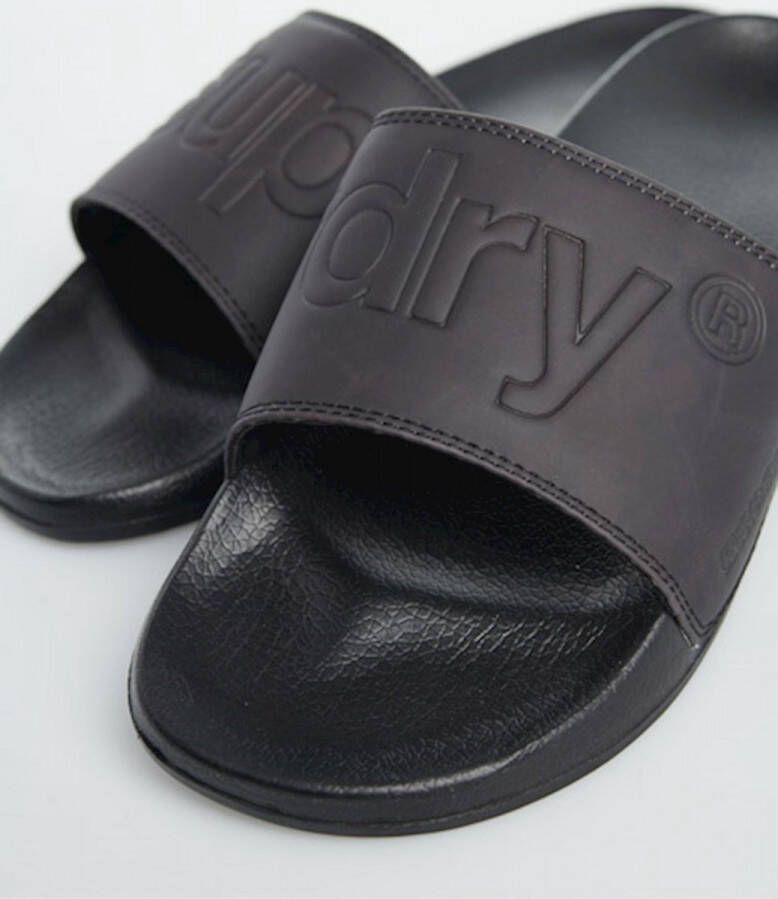 Superdry Sport Magic Camo Beach Slide badslippers met camouflage print kaki