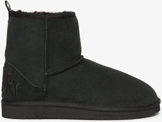 Superdry Suede Sherpa Ankle Sneeuwlaarzen Zwart Vrouw