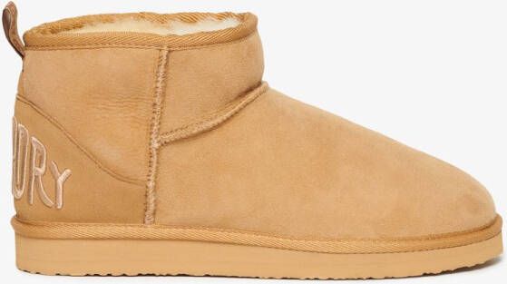 Superdry Suede Sherpa Mini Sneeuwlaarzen Bruin Vrouw