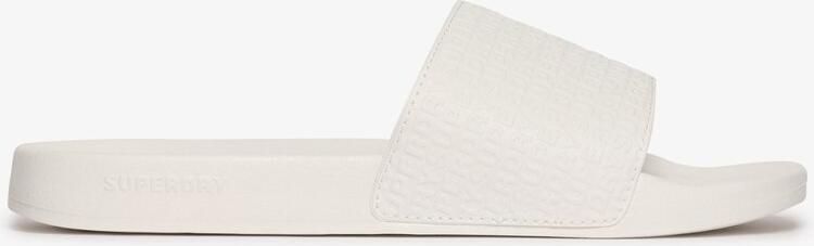 Superdry Badslippers met all-over reliëfopdruk Heren Slippers