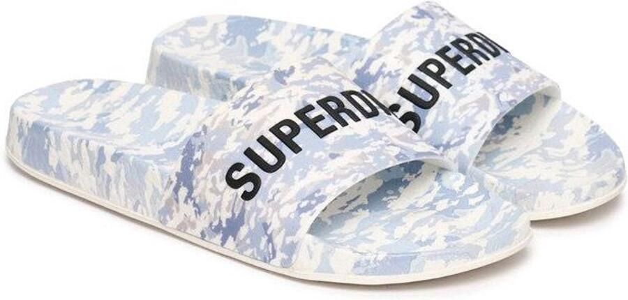 Superdry Teenslippers Camo Print Pool Slide