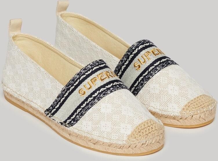 Superdry Canvas espadrilles met overlay Dames Espadrilles - Foto 2