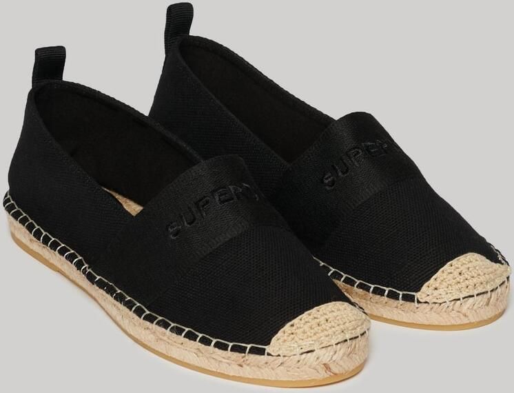 Superdry Canvas Espadrilles Zwart Vrouw - Foto 2