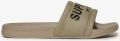 Superdry City Luxe badslippers Dames Slippers - Beige