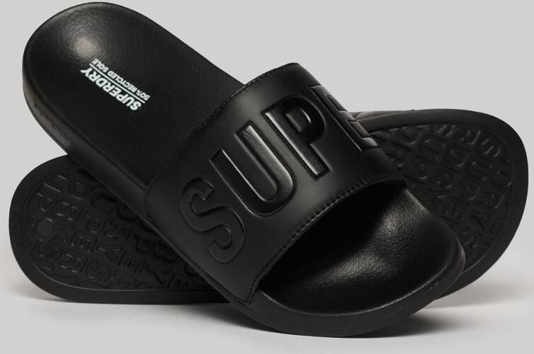 Superdry Core Vegan Pool Slippers Zwart Man