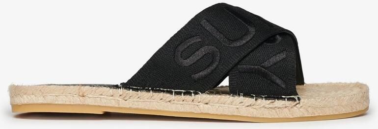 Superdry Cross Strap Espadrilles Zwart Vrouw - Foto 2