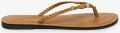 Superdry Gevlochten Teenslippers Van Kunstleer Dames Slippers - Bruin
