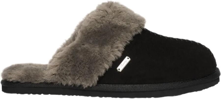 Superdry & Co Huisschoenen grijs zwart