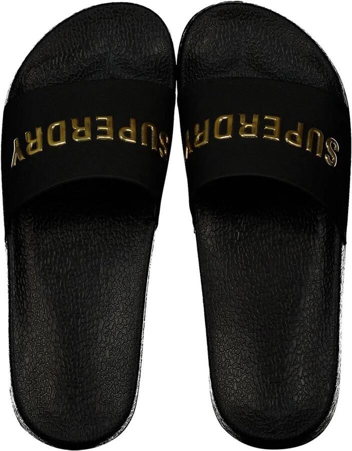 Superdry Premium Metallic Badslippers Dames Slippers