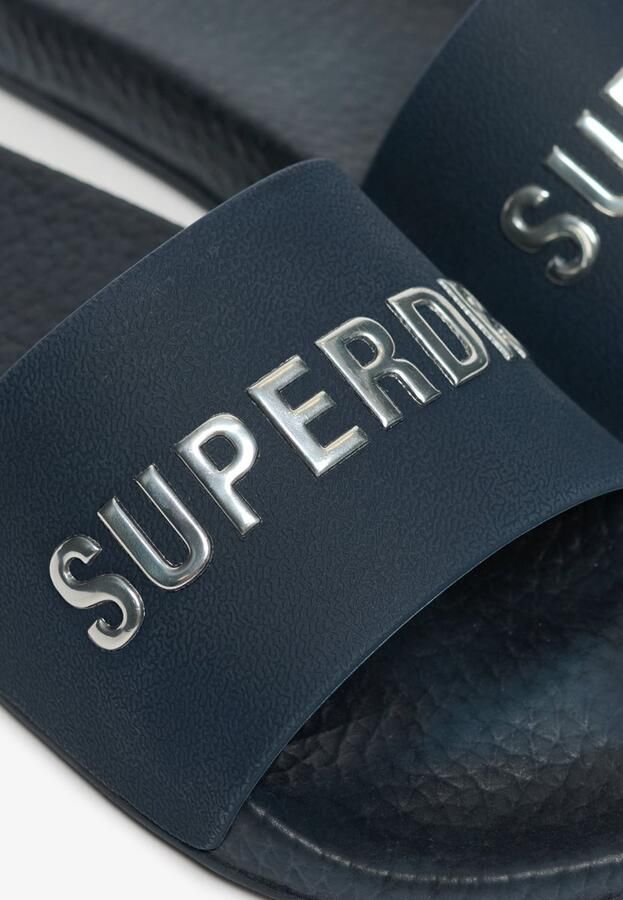 Superdry Premium Metallic Badslippers Dames Slippers