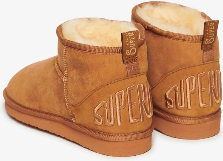 Superdry Suede Sherpa Mini Sneeuwlaarzen Bruin Vrouw - Foto 2