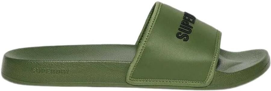 Superdry Trap Core Slippers Groen Man