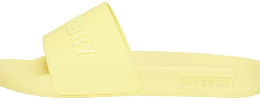 Superdry Vegan Code badslippers met logo Dames Slippers