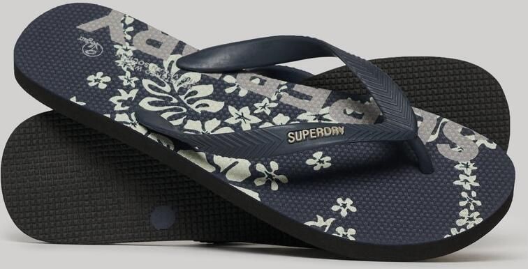 Superdry Vegan Kinderenlippers met logo Heren Slippers