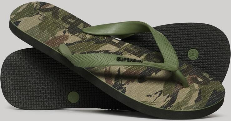 Superdry Vegan Kinderenlippers met logo Heren Slippers