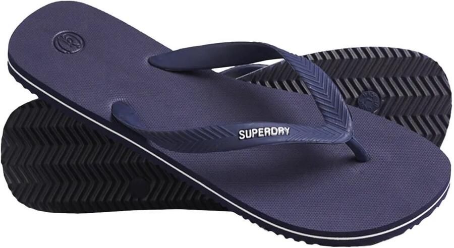 Superdry Vintage Classic Slippers Blauw Man