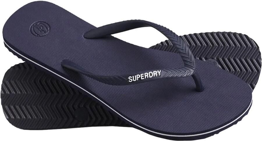 Superdry Vintage Classic Slippers Blauw Vrouw