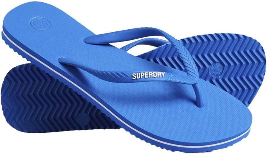 Superdry Vintage Classic Slippers Blauw Vrouw