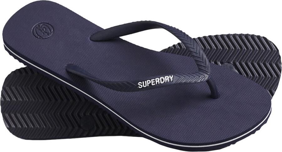 Superdry Vintage Classic Slippers Blauw Vrouw