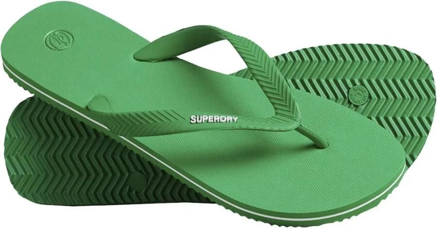 Superdry Vintage Classic Slippers Groen