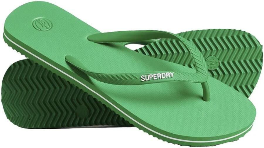 Superdry Vintage Classic Slippers Groen Vrouw