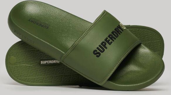 Superdry Tarp Vegan Slippers Groen Man