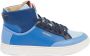 Superdry Vegan Basket Lux Sneakers Blauw Vrouw - Thumbnail 1