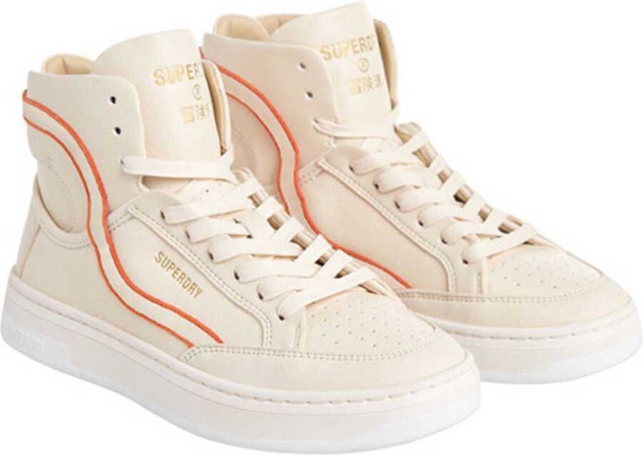 Superdry Vegan Basket Ov Sneakers Wit Vrouw