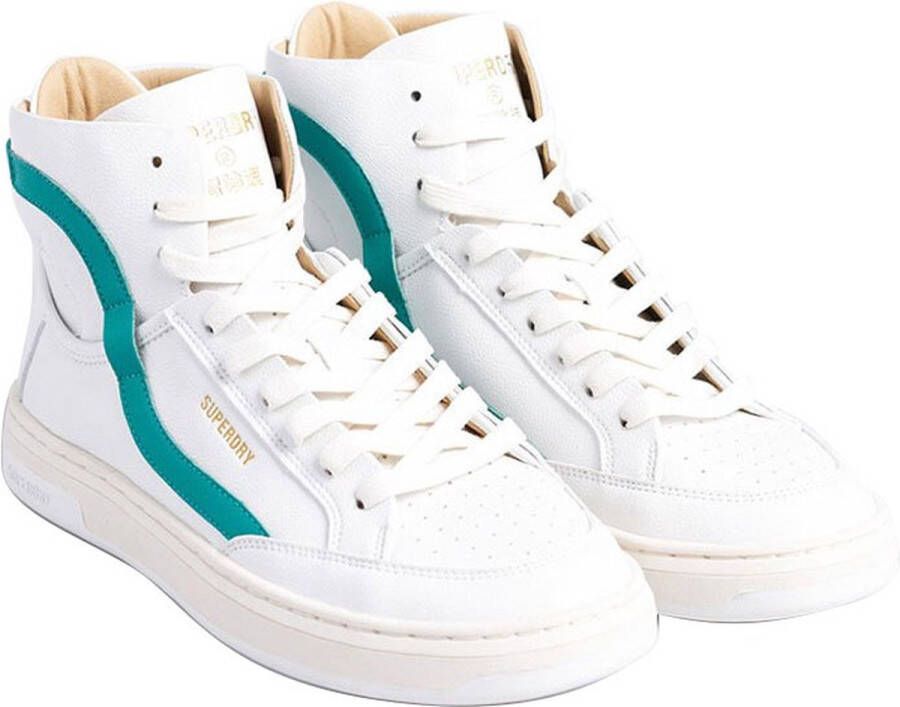 Superdry Vegan Lux Sneakers Dames White Aqua