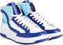 Superdry Vegan Lux Sneakers Fluro Blue Navy White Dames - Thumbnail 1