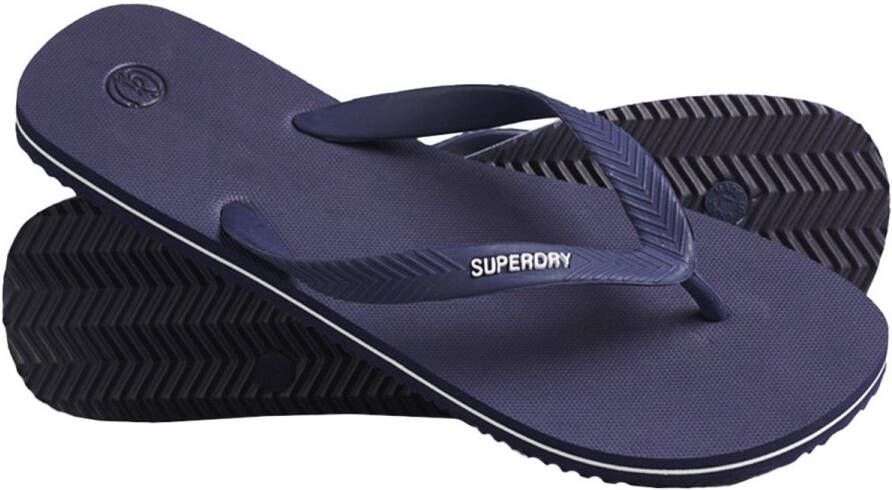 Superdry Vintage Classic Slippers Blauw Man