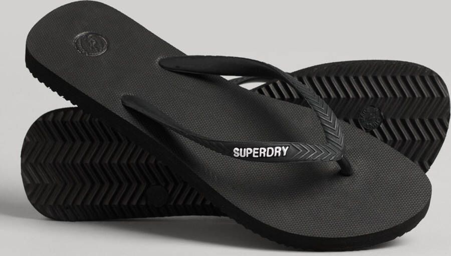 Superdry Vintage Classic Slippers Zwart Vrouw