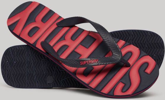 Superdry Vintage Vegan Slippers Blauw Man