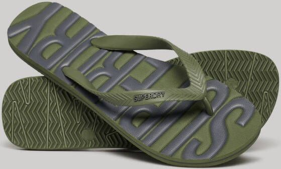 Superdry Vintage Vegan Slippers Groen Man