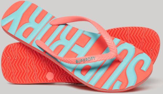 Superdry Vintage Vegan Slippers Rood Vrouw