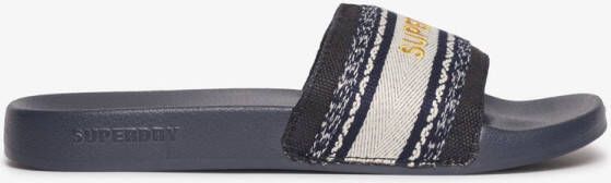 Superdry Webbing Vegan Pool Slippers Goud Vrouw